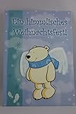 Weihnachten NICI - 60316 - Postkarte, Nr. 6, Weihnachten, Eisbär, Ein himmlisches Weihnachtsfest!