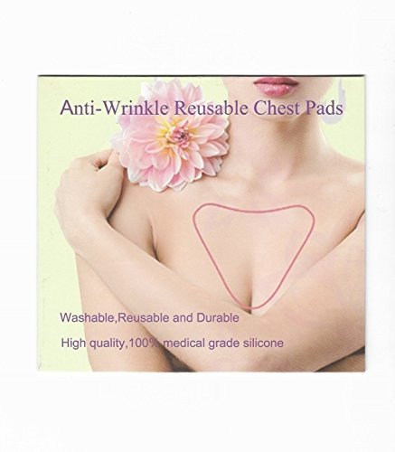 Anti-Wrinkle Decollete Silicone Reusable Pad Overnight Smoother 30 Days New