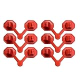 Kraken Bond Spray Polyurethane Foam Gun Nozzles - Precision for Vertical and Ceiling Foam Applications - 6 Pack, Red