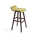 FEIFEI Tabouret de bar bois rétro + style industriel de fer confortable et durable (taille : 81cm)