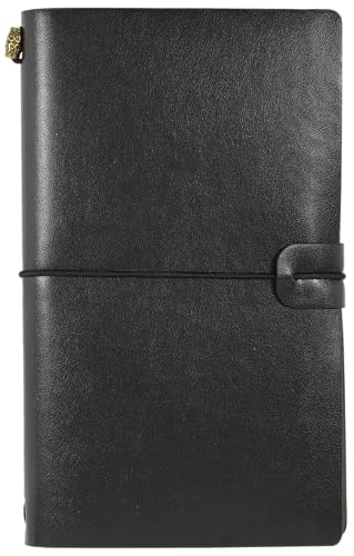Voyager Refillable Notebook - Black (Travelers Journal Planner Notebook)