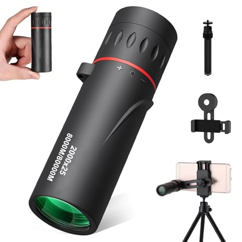 Monocular con zoom de 9x3 cm ideal para evitar peso en rutas de montañismo