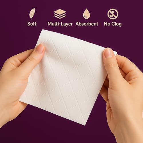 Image of Omega Tissue Roll - 12 Rolls Pack | Ultra Soft Cushion Effect | 2-Ply Toilet Paper | 6-in-1 Strong & Absorbent | 3000 Pulls | Bathroom Tissue | Hygienic & Skin Friendly