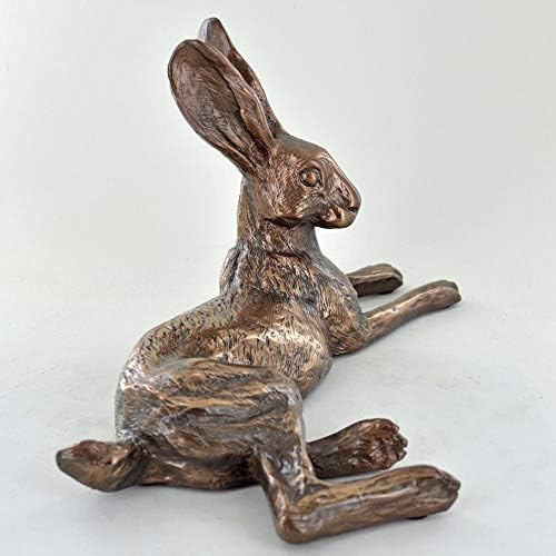 Harriet Glen Bluebell Hare Cold Cast Bronze Sculpture