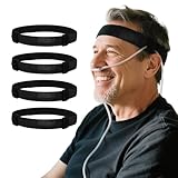 4 Stück Sauerstoff Nasenkanüle Stirnband, Ohrschützer für Sauerstoff Schlauch, Nase Cannula Ohrschützer Kissen, Sauerstoffrohre Zubehör