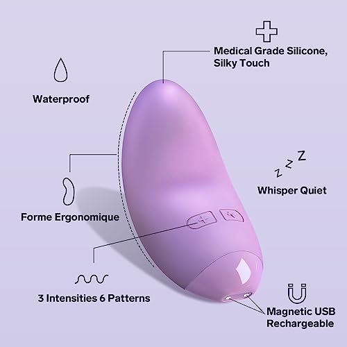 Mobealo Clitoral Vibrator For Women And Couples, Tongue Shape Female Stimulator With 3 Intensities & 6 Vibration Modes, Quick Orgasm Adult Sex Toys For Clit Nipple Vagina #TOP3