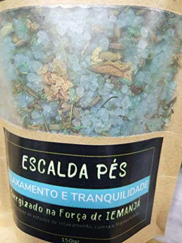 Escalda Pés Banho Relaxante Aromático com Ervas e Óleos Essenciais para Relaxamento e Tranquilidade