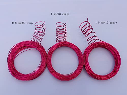 Alambre de aluminio morado oscuro para diseñar joyas hechas a mano y manualidades únicas 5