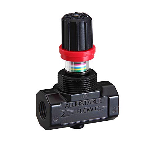 Edelmann 506520 Brass Compression Straightway Needle Valve - 5/16