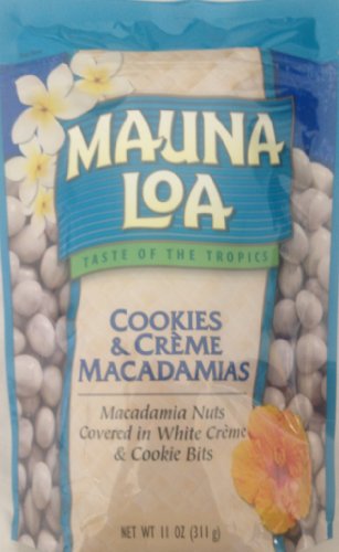 Mauna Loa Macadamias Nuts, Cookies and Crème, 11 Ounce