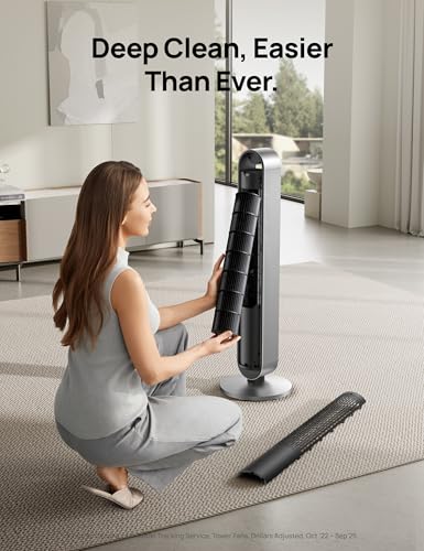 DREO 42 Inch Bladeless Tower Fan