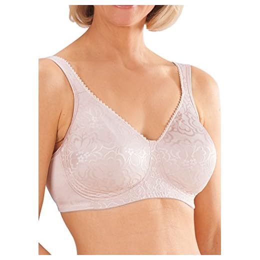 PLAYTEX Womens 18-hour Ultimate Lift & Support Wireless Full-coverage Bra, Everyday Comfort, Single 2-pack Bras, Sandshell, 42B US