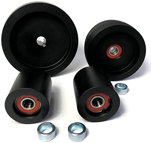 Belt Grinder 2"x72" Polyamide Wheels 5" Drive 5/8" bore 4" track 2" Idler (5-5/8 - 4 - 2 ) Belt Grinder 2"x72" Polyamide Wheels 5" Drive 5/8" bore 4" track 2" Idler (5-5/8 - 4 - 2 )