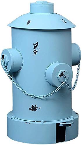 Poubelle vintage style bouche d'incendie avec couvercle et seau amovible premium