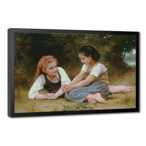 Toile The Nut Gatherers de Bouguereau pour sublimer la décoration de votre salon