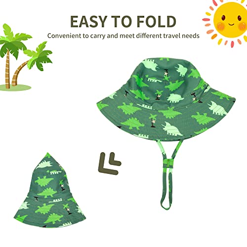 Fynnsure Chapéu de sol para bebês meninos chapéus de bebê FPS 50+ chapéu de sol infantil chapéus de
