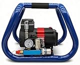 Compressore d'aria a batteria, compatibile con batteria Makita da 18 V, compressore d'aria portatile a basso rumore, compressore d'aria senza olio, pressione massima 8 bar, capacità 3 l, livello di
