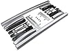 2Pcs Fits for Mitsubishi ASX Outlander Sport RVR 2010-2023 Aluminum Top Roof Racks Side Rail Bar Luggage Rack Cargo Carrier