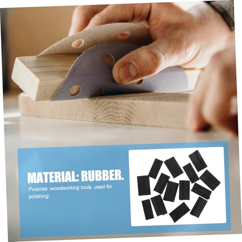 Forme variée de bloc de ponçage en caoutchouc pour lisser les angles complexes et les moulures