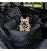JACKO &amp; CO - Premium Dog Car Seat v2 for Small &amp; Medium Pets Under 40lbs - Machine Washable Boost...