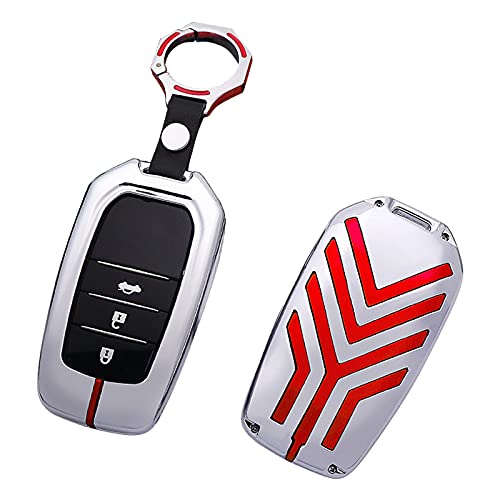 Coque Silicone Clé Voiture Toyota - Doré/Vert, Compatible Prius, Camry, RAV4, Yaris, Corolla