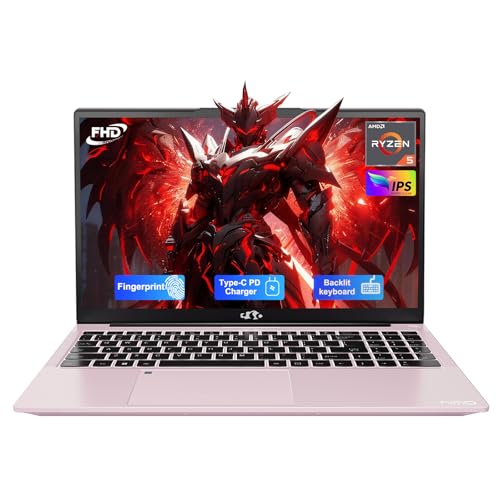 Image of NIMO 15.6'' IPS FHD-Laptop, 32GB RAM 1TB SSD AMD Ryzen 5(Beat i5-1135G7, 4 Cores Up to 3.7GHz) Student Computer with 2 Years Warranty, 65W Type-C, Fingerprint, Backlit Keyboard, 180Viewing