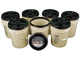 Bucket Kit, Seven 90 mil Tan 5 Gallon Buckets with Black Gamma Seal Lids