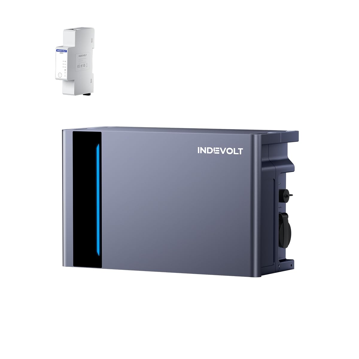 SolidFlex 2000 ECO Batterie Solaire LFP Semi-Solide 1,8kWh 2400W 8000 Cycles, Charge Bidirectionnelle, Extensible jusqu'à 32 kWh, Compteur Intelligent