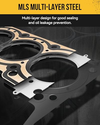 Image of Head Gasket Set Kit, Engine Cylinder Head Gasket Kit Fit for 2000-2005 Neon, 1999-2000 Breeze 2.0L, 1999-2000 Stratus 2.0L, 2003-2005 SX 2.0, 2000 Cirrus 2.0L Gasket OEM HS9036PT2, ES72157