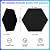 18 Pack Acoustic Panels-12"X10"X 0.4" Self-Adhesive Soundproof Wall Panels High-Density Sound Absorbing Panel Acoustic Treatment Panel Used in Home & Offices ?Black Hexagon?
