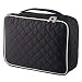 Ellis James Designs Extra Large Makeup Bag With Compartments - big makeup bag organizer, large cosmetic bag black, train case makeup bag large, huge makeup bag With Handle Travel Make Up Bag For Women