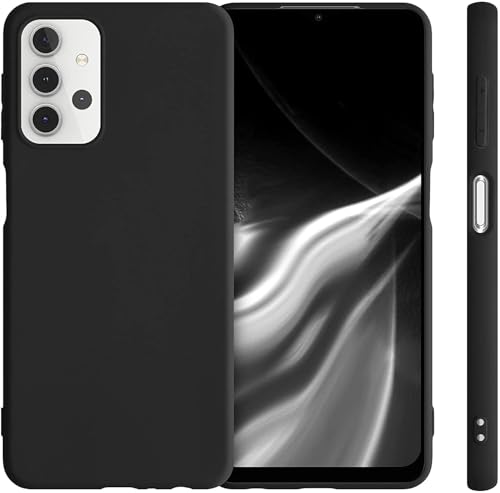 Image of FITSMART Shockproof Flexible Back Cover for Samsung Galaxy A32 4G / SM-A325F, SM-A325F /DS - Black