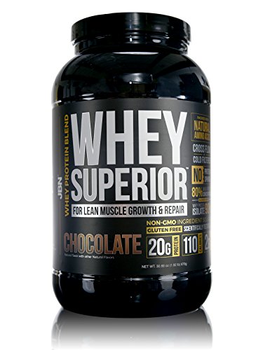 JBN: #1 Whey Superior Protein Powder: Pasture-Based Whey Isolate and Whey Concentrate, Gluten-Free, Non-GMO, 20G of Protein, Delicious Taste, Lean Muscle, Weight-Loss, 3rd Party Tested