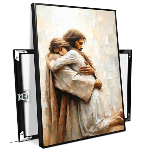 vjfkskuey Jesus Embracing Woman Christian Mural Jesus Embracing Mormon Mural