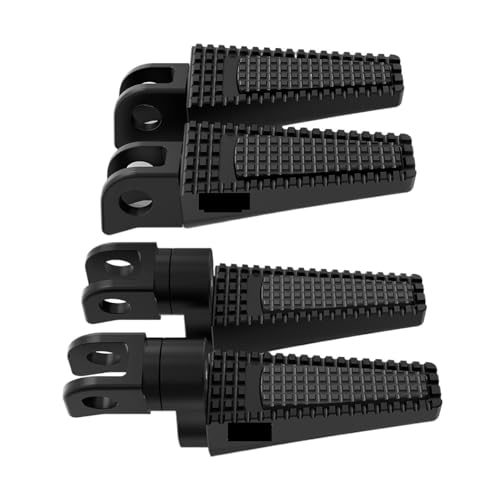 NKCVEZBW Kompatibel mit BMW S1000XR K69 2019 2020 2021 2022 2023 2024 Verstellbare Fußrasten vorne und hinten für Motorrad Fußrasten Pedale (Type2 Black S1000XR)