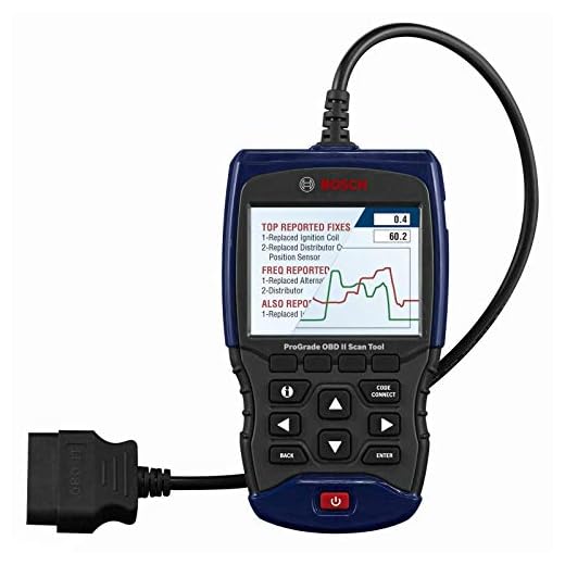 Bosch Automotive Tools OBD 1350 ProGrade OBD II Scan Tool with Brake System Resets, Enhanced Powertrain and ABS Datastream