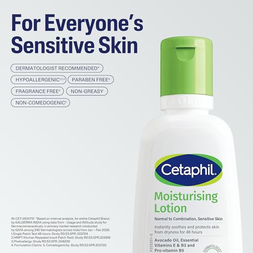 Image of Cetaphil Moisturising Lotion 59 ml for Face & Body, Hydrating Moisturizer for Normal & Dry Skin, Dermatologist Recommended