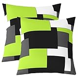 Taille: 2 Pièces de 16 x 16 pouces - Impression recto-verso.Couvertures uniquement.