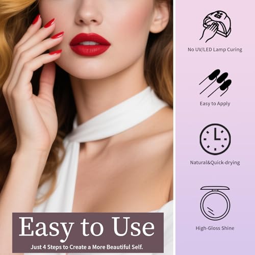 EODCI Nagel Dip Pulver Set, 12 Farben Valentinsnagelkunst Starter Maniküre Salon DIY zu Hause Glitter Nackt Braun Rosa Burgund Lila Keine erforderliche Nagellampe ausgehärtet
