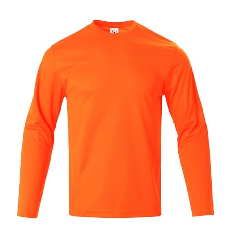 Facitisu Men Long Sleeve T Shirts Pack Quick Dry Athletic Running Activewear Workout Performance Tee Shirts2