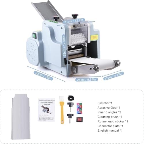 Produttore di involucri elettrici di gommone, trasformatore multifunzionale dell'impasto 140W per Ravioli Wonton.Motore del nucleo di rame.Uso commerciale domestico, spessore regolabile, design compat