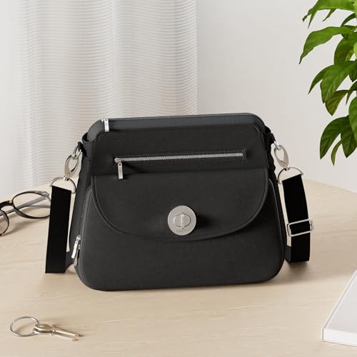 Image of Baggallini Calais Crossbody Bags for Women 10x7 Lightweight Water-Resistant Travel Purse, RFID & Interior Organization