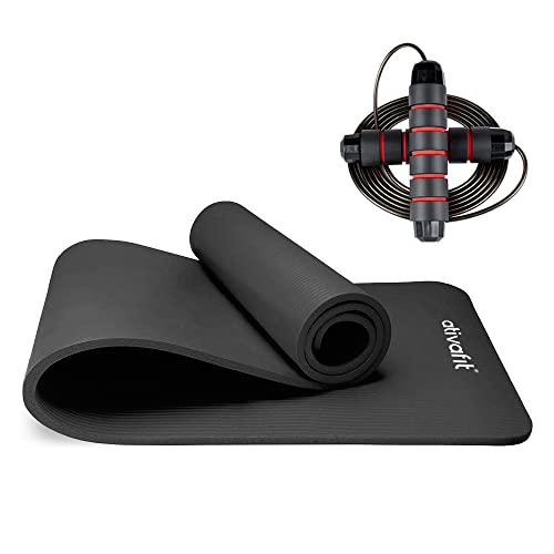 ATIVAFIT Atviafit Fitness Alfombrillas Esfera Confort - Espuma de Alta Densidad NBR- Yoga Colchoneta Antideslizante para Gimnasio 183 cm Largo x 61 cm Ancho x 1cm Espesor