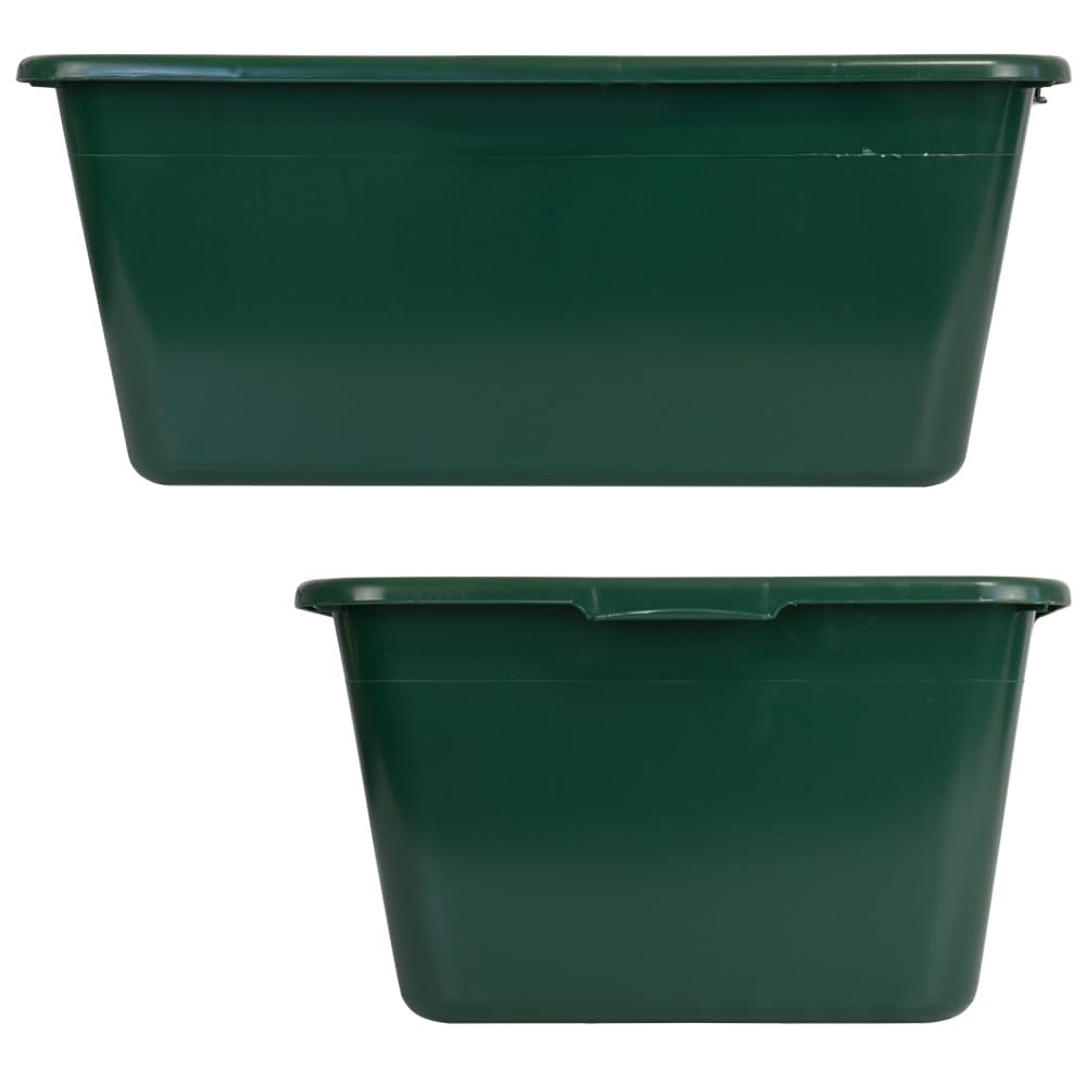 Petigi 2X Wild Vasca Selvatici Vasca Multiuso Vasca per Selvaggina Caccia 65 L Verde Plastica