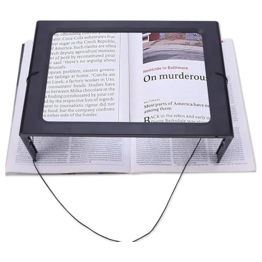 3 x helsidiga förstoringsglas hängande hopfällbar lupp 4 LED-ljus upplyst handsfree förstoringsglas bord skrivbord rektangulärt förstoringsglas för böcker, läsning, sömnad, hantverk, hantverk