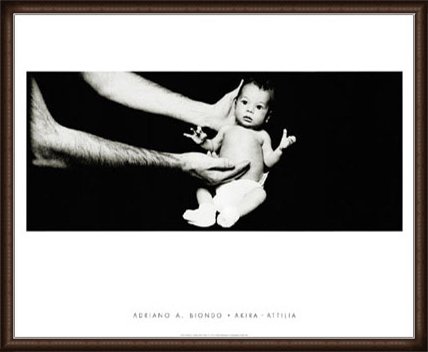 額装品/Akira/アドリアーノ ビオンド/アート/ポスター/インテリア Amazon.co.jp: ポスター アドリアーノ ビオンド Akira - Attilia 19.9