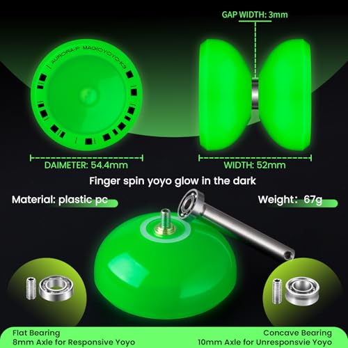 image for MAGICYOYO V3 & K3 Yoyo Pack, Metal & Plastic Responsive Yoyo for Kids 