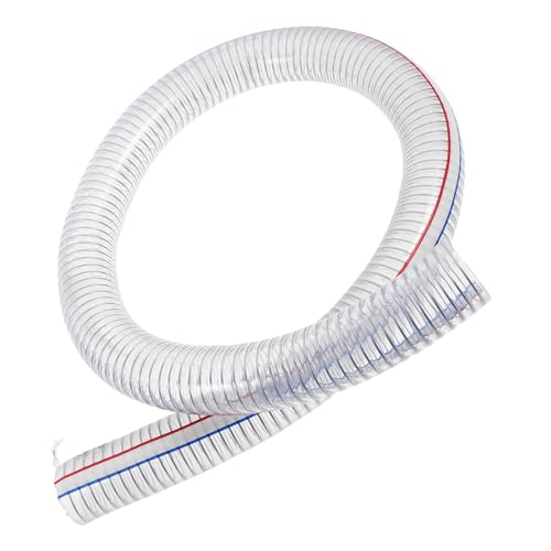 Angoily Tubo De Acero Transparente Mangueras De Drenaje Flexibles Tubo Espiral Tubo Flexible Tubo Flexible Transparente Manguera Flexible Manguera Reforzada De Acero Tubo Transparente