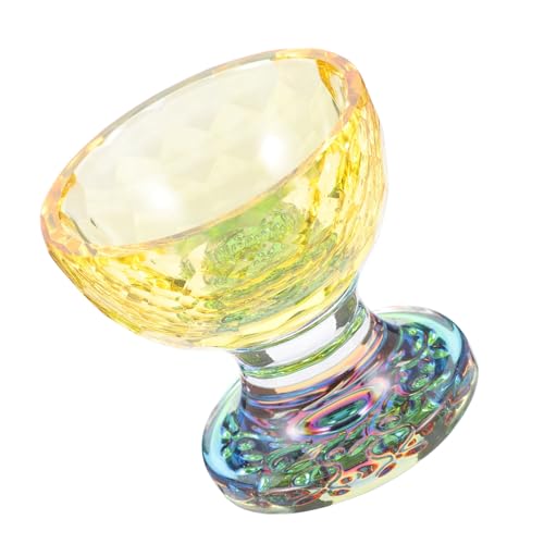 HOLIDYOYO Cuenco de Agua Transparente Cuenco Decorativo para Ofrendas Budistas Copa de Cristal Pequeño y Portátil para y Ceremonias