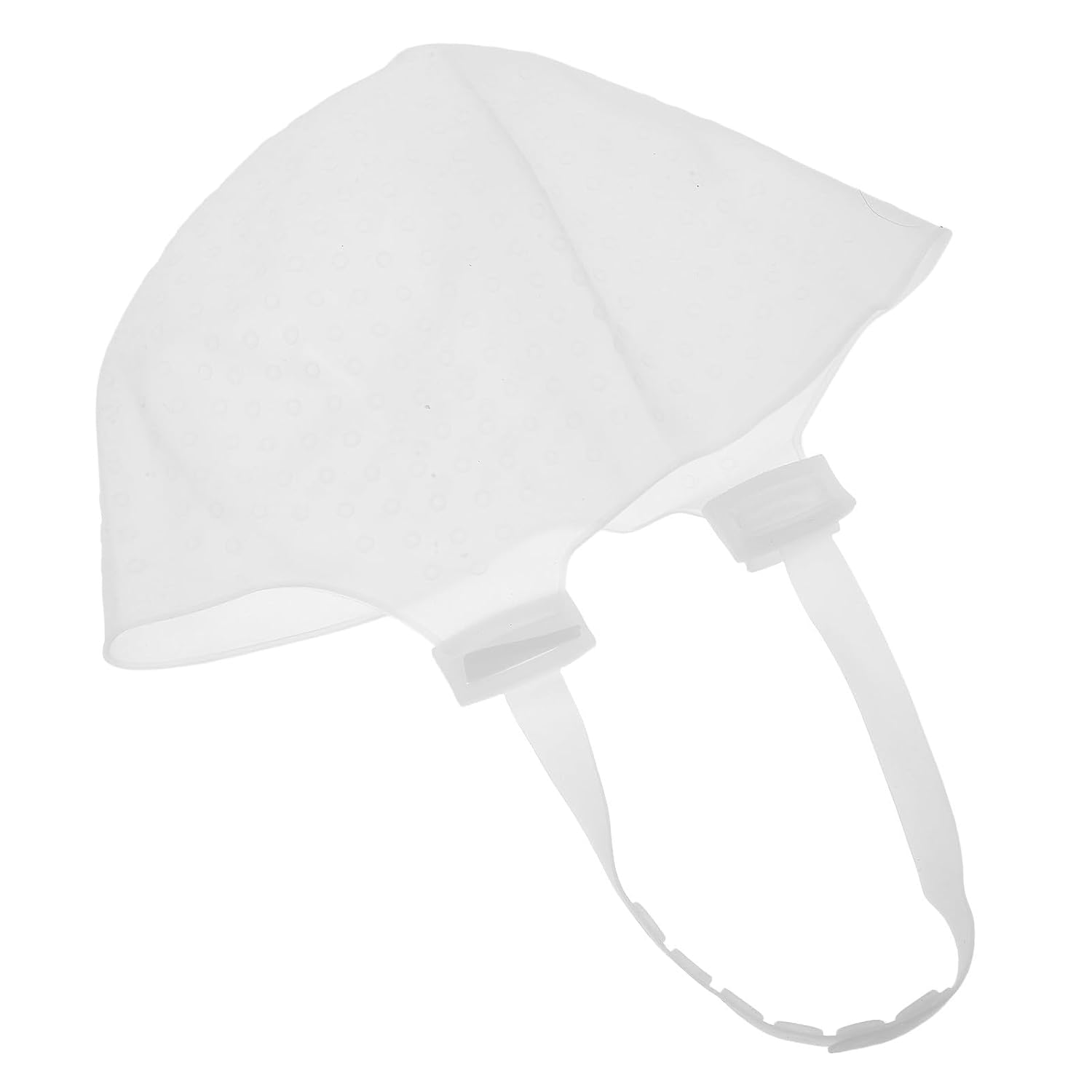 Silicone Hair Dye Hat for Salon and Home Use White